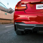 Acexxon BMW M235i/M240i Honeycomb Rear Reflector Inserts (F22/F23)