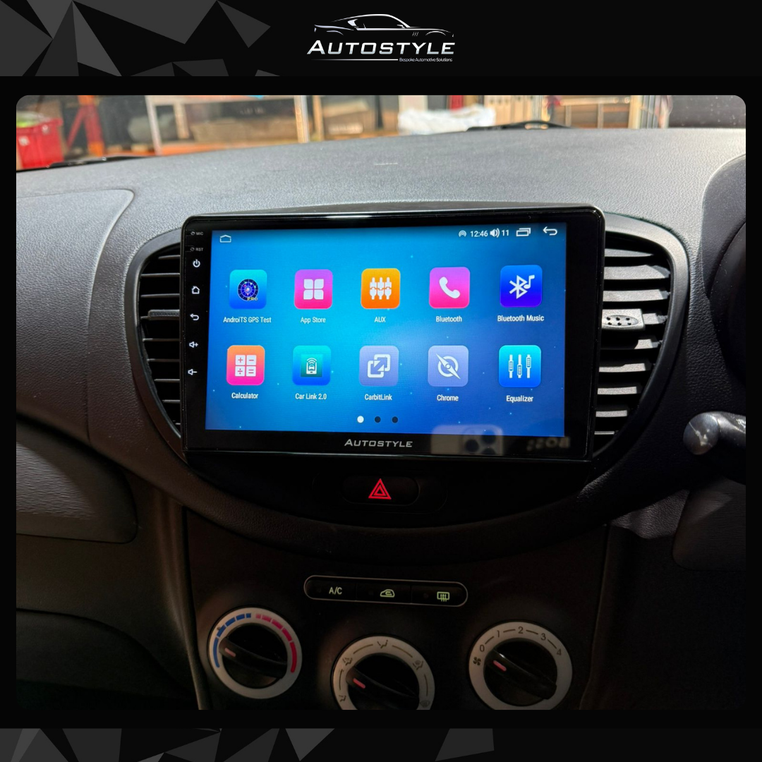 Hyundai i10 Apple Carplay / Android Auto 9" Stereo Upgrade (2007-12)