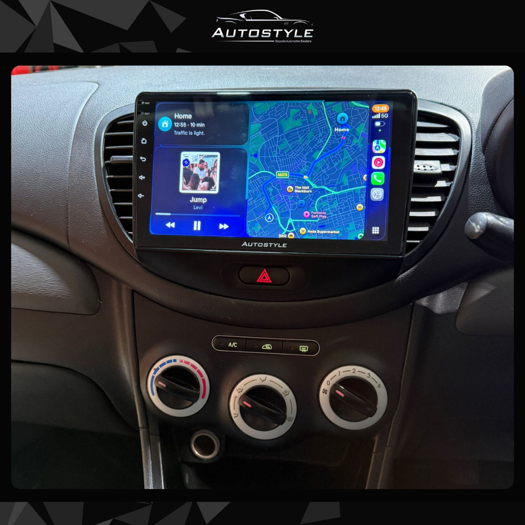 Hyundai i10 Apple Carplay / Android Auto 9" Stereo Upgrade (2007-12)