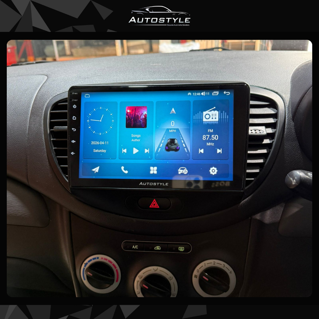 Hyundai i10 Apple Carplay / Android Auto 9" Stereo Upgrade (2007-12)