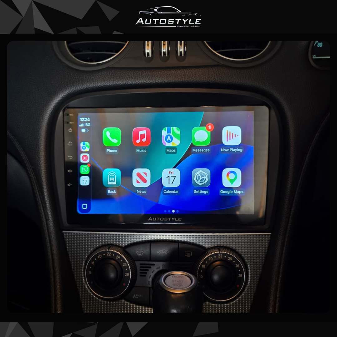 Mercedes-Benz SL Class R230 Apple Carplay / Android Auto 9" Stereo Upgrade