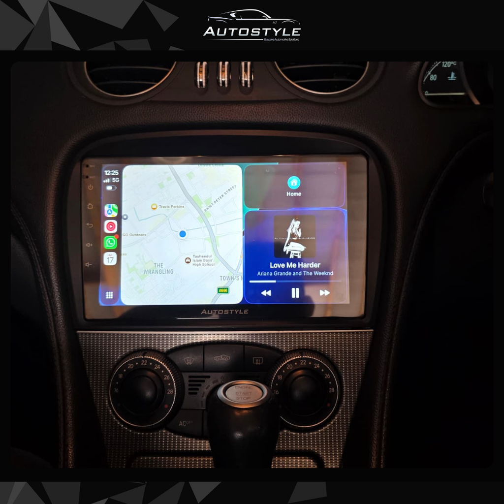 Mercedes-Benz SL Class R230 Apple Carplay / Android Auto 9" Stereo Upgrade