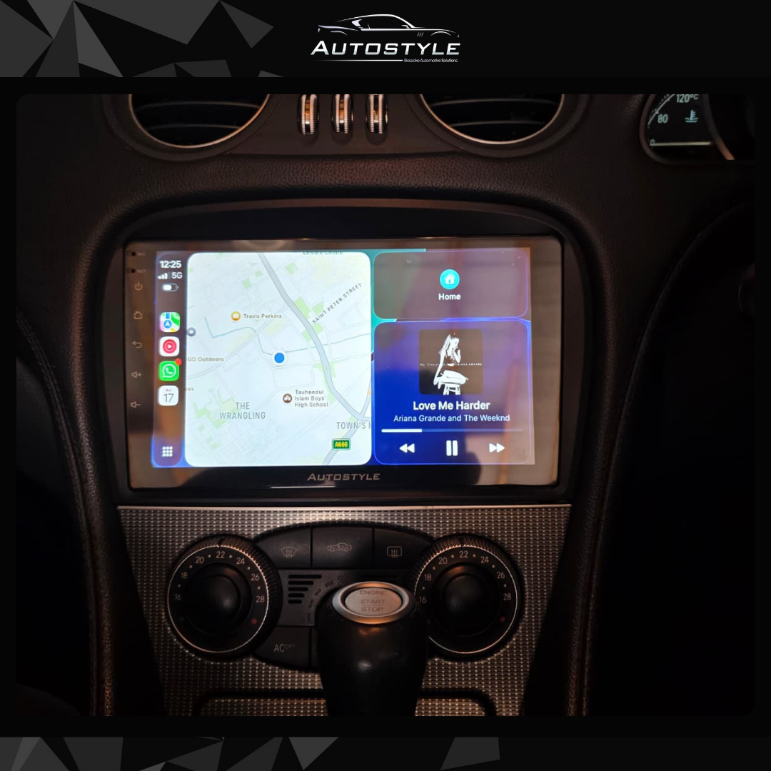 Mercedes-Benz SL Class R230 Apple Carplay / Android Auto 9" Stereo Upgrade