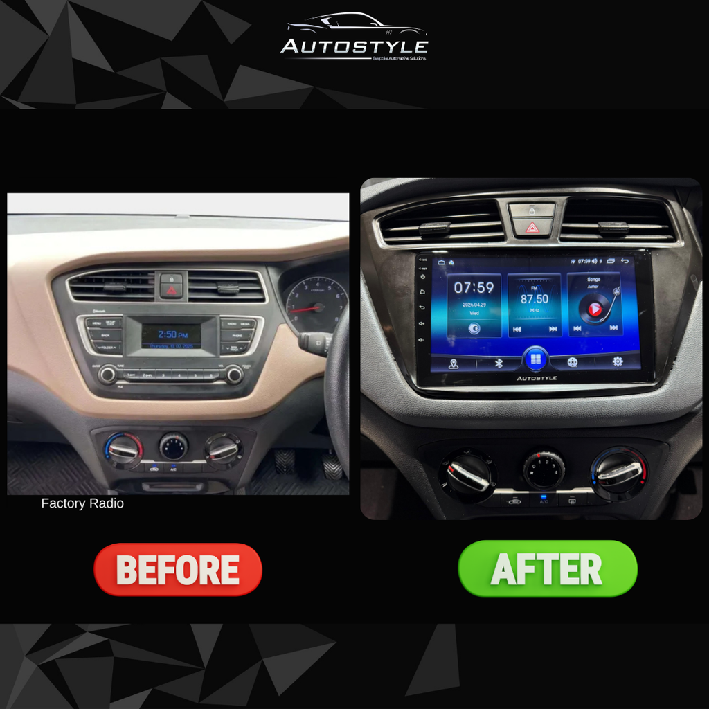 Hyundai i20 Apple Carplay / Android Auto 9" Stereo Upgrade 2014-2018