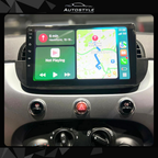 Fiat 500 Apple Carplay / Android Auto 9" Stereo Upgrade 2010-15