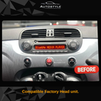 Fiat 500 Apple Carplay / Android Auto 9" Stereo Upgrade 2010-15