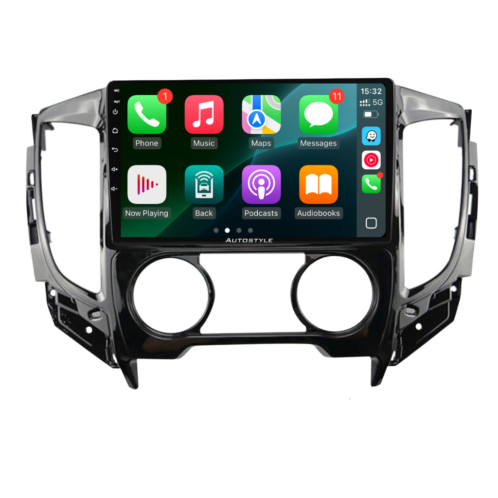 Mitsubishi Triton L200 Apple Carplay / Android Auto 9" Stereo Upgrade 2015-2018