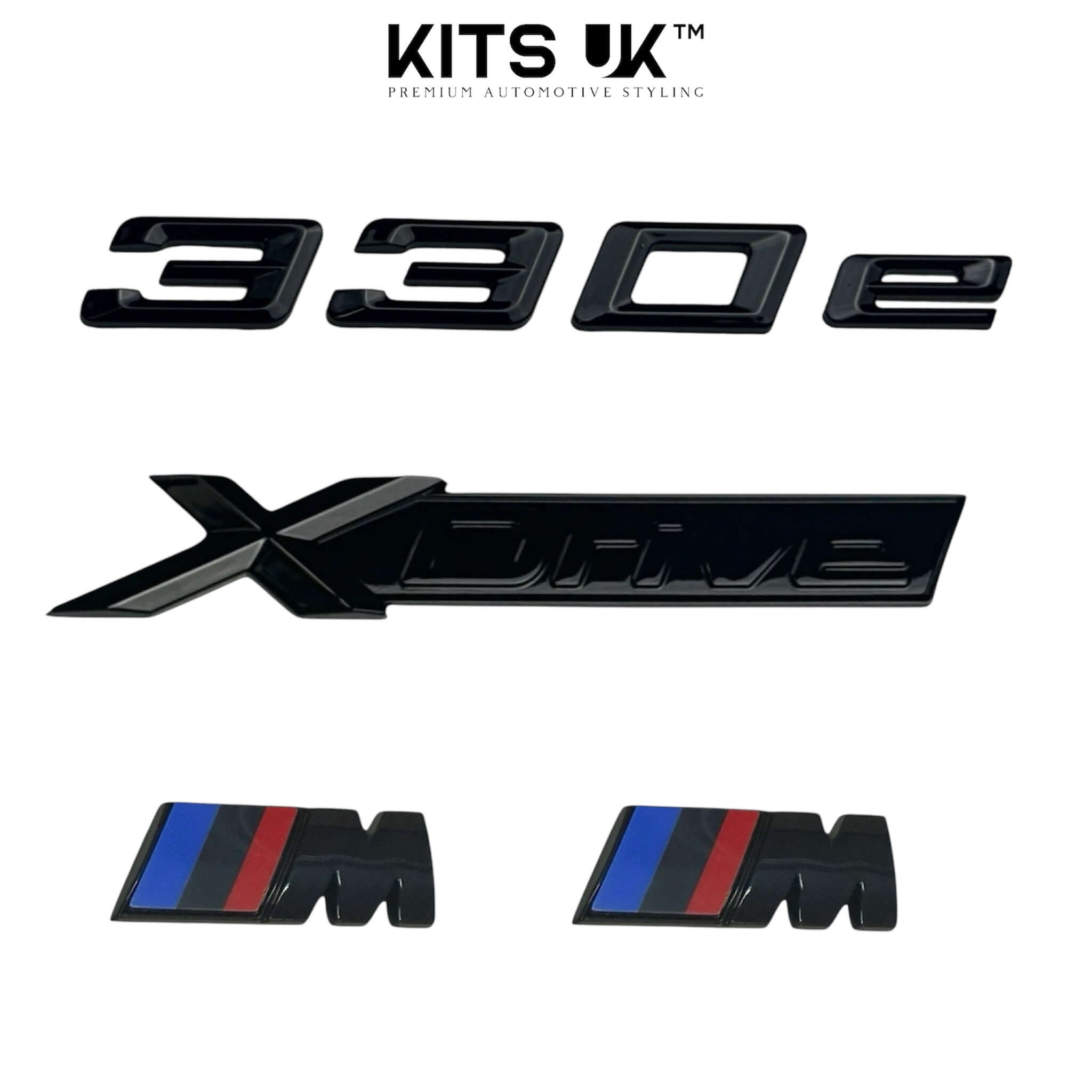 BMW XDrive Black Badge Package | Gloss Black De-Chrome Kit