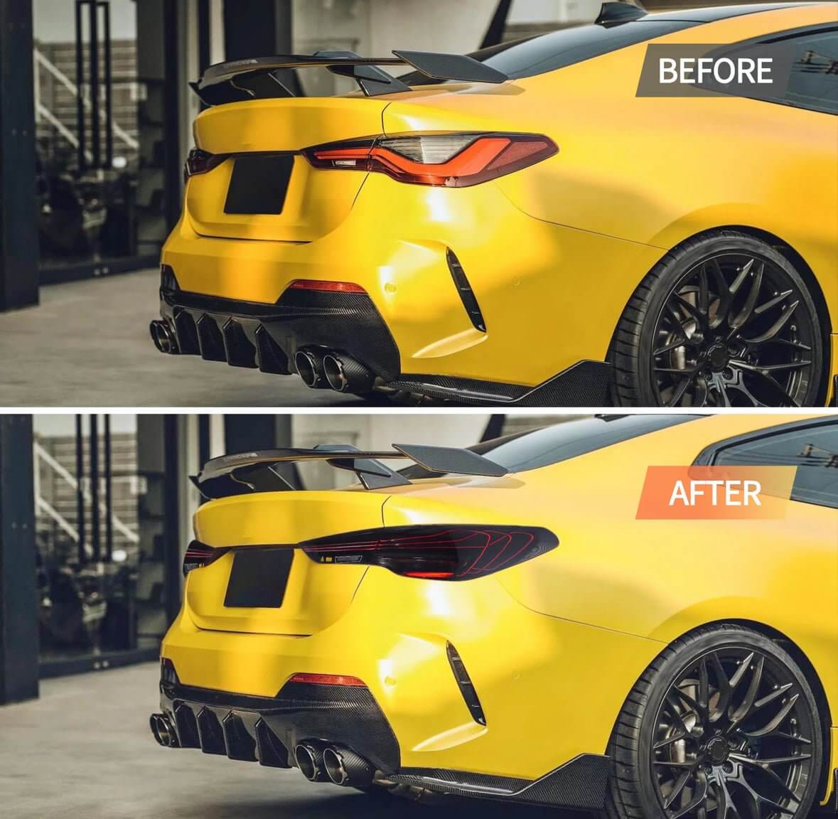 LED Laser Aftermarket CSL Style Tail lights For BMW 4 Series G22/G23/G26 2020 - 2024