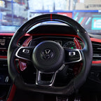 Volkswagen Golf MK7 / MK7.5 GTI / GTD / R-Line / R Carbon Fibre Steering Wheel (CUSTOM / 2013 - 2020 Models)