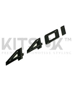 BMW F & G Series Black Tailgate Badges | Gloss Black Rear Badge