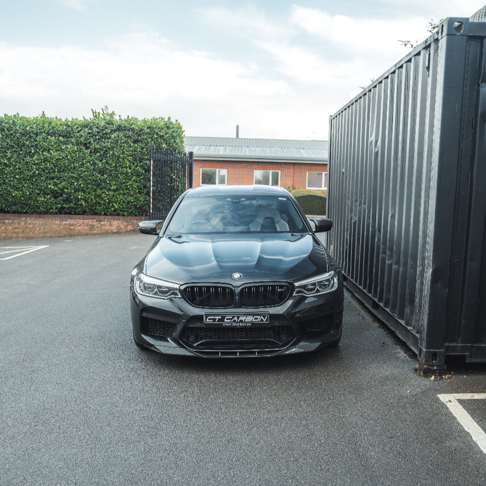 BMW F90 M5 & M5C COMPETITION PRE-LCI CARBON FIBRE SPLITTER - R STYLE