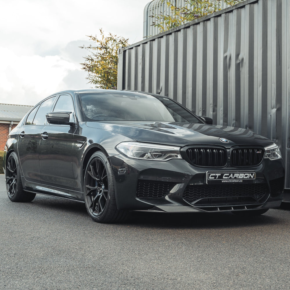 BMW F90 M5 & M5C COMPETITION PRE-LCI CARBON FIBRE SPLITTER - R STYLE