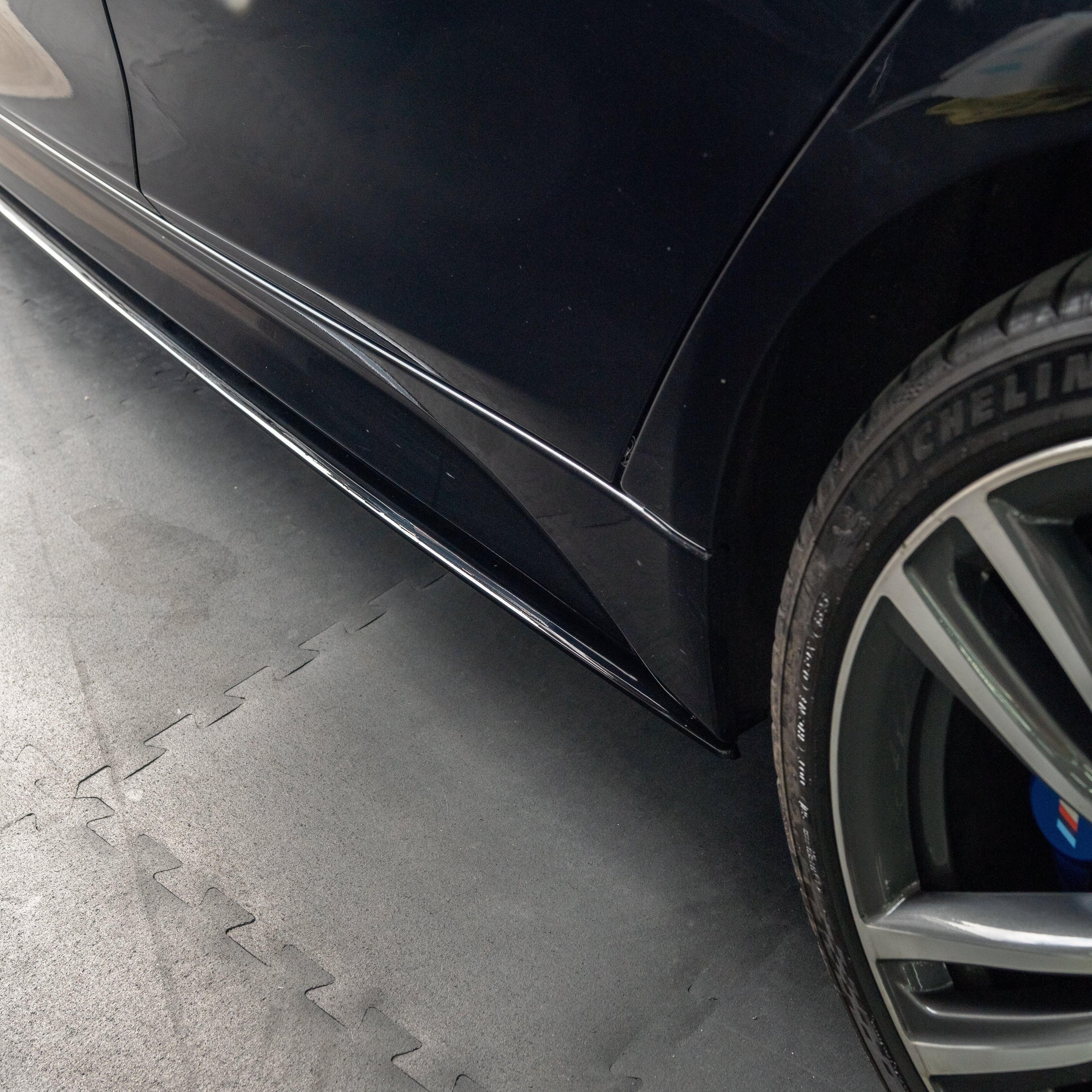 BMW 3 SERIES F30/F31 GLOSS BLACK SIDE SKIRTS - V2