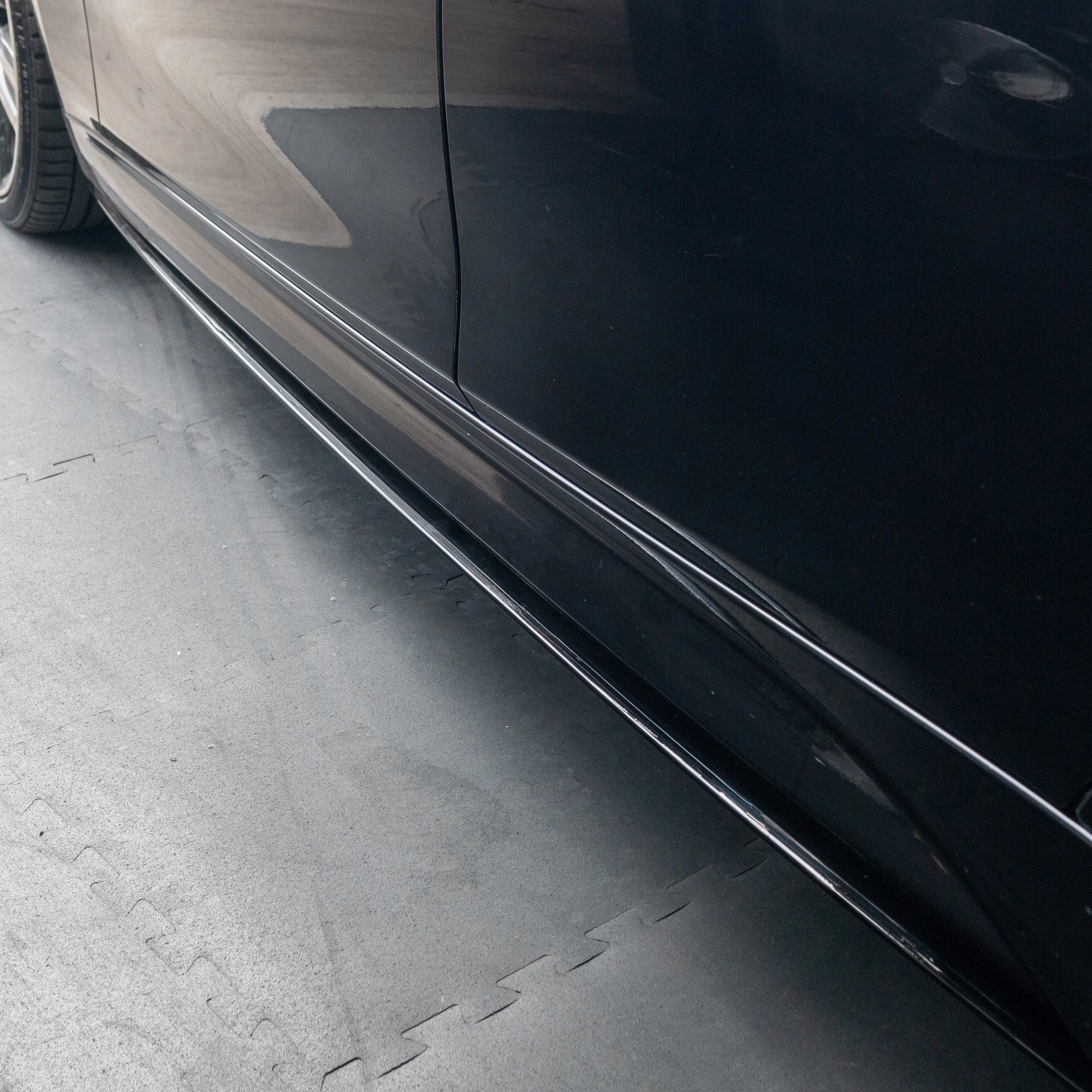 BMW 3 SERIES F30/F31 GLOSS BLACK SIDE SKIRTS - V2