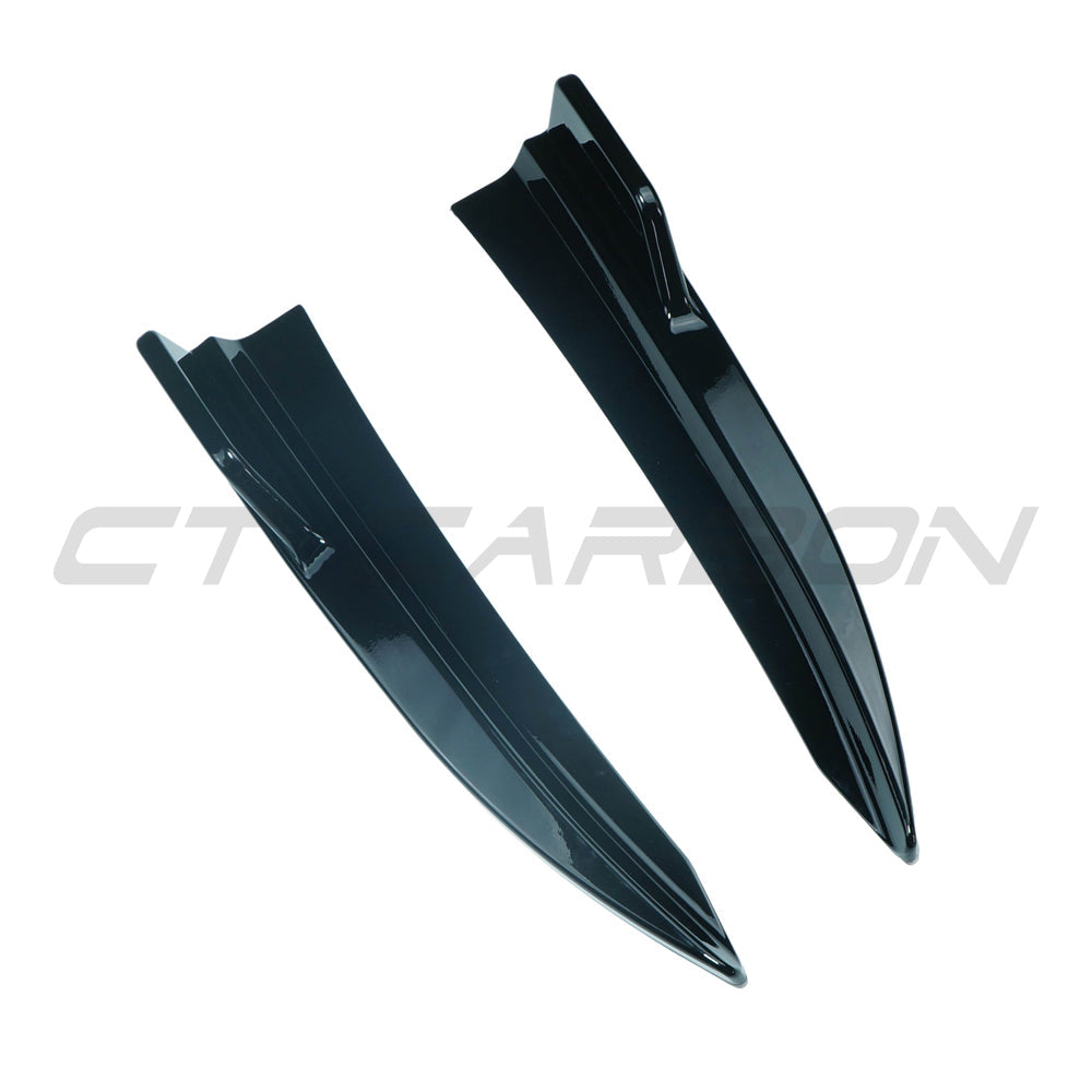 BMW 3 SERIES G20 2018+ GLOSS BLACK REAR BUMPER CORNERS