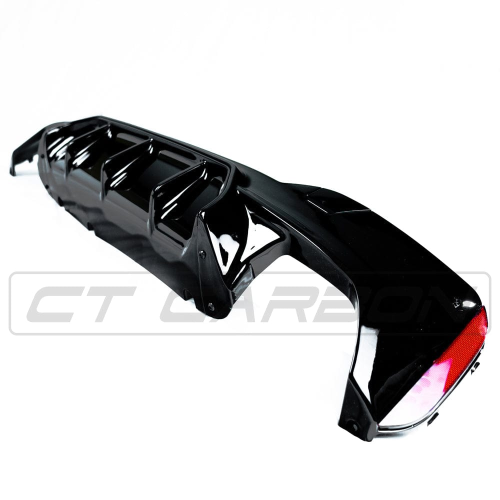 BMW 5 SERIES G30/G31 PRE LCI GLOSS BLACK DIFFUSER - V3