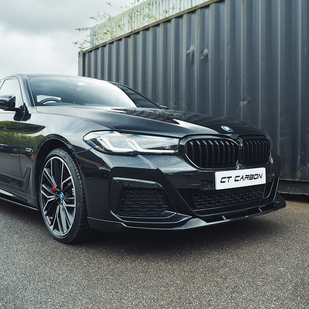 BMW 5 SERIES G30/G31 LCI GLOSS BLACK SPLITTER - MP STYLE