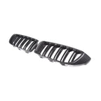 MHC+ BMW M3/M4 Premium Front Grilles In Pre Preg Carbon Fibre & Gloss Black (F80/F82/F83)