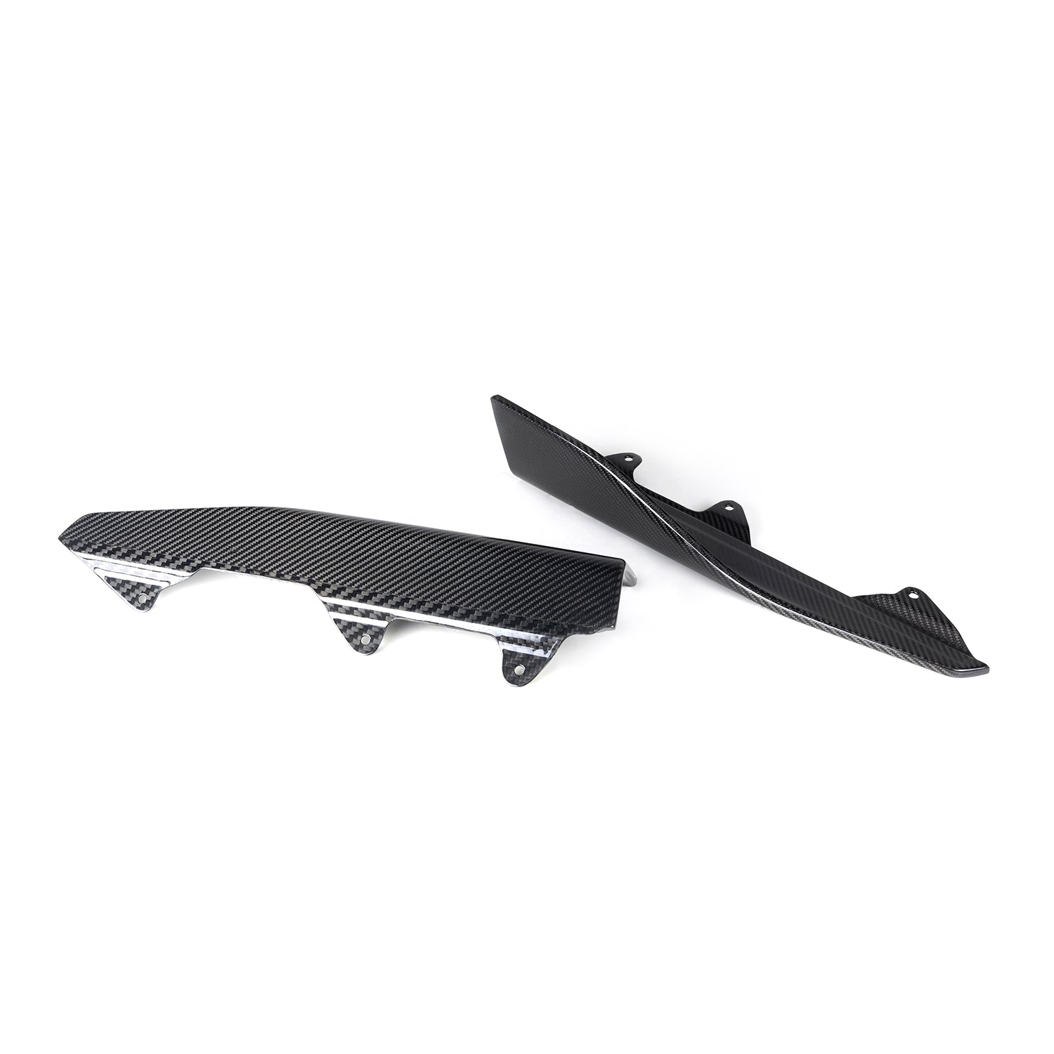 MHC+ BMW M2 F87 Performance Style Side Winglets In Gloss Pre Preg Carbon Fibre (F87 inc Competition)