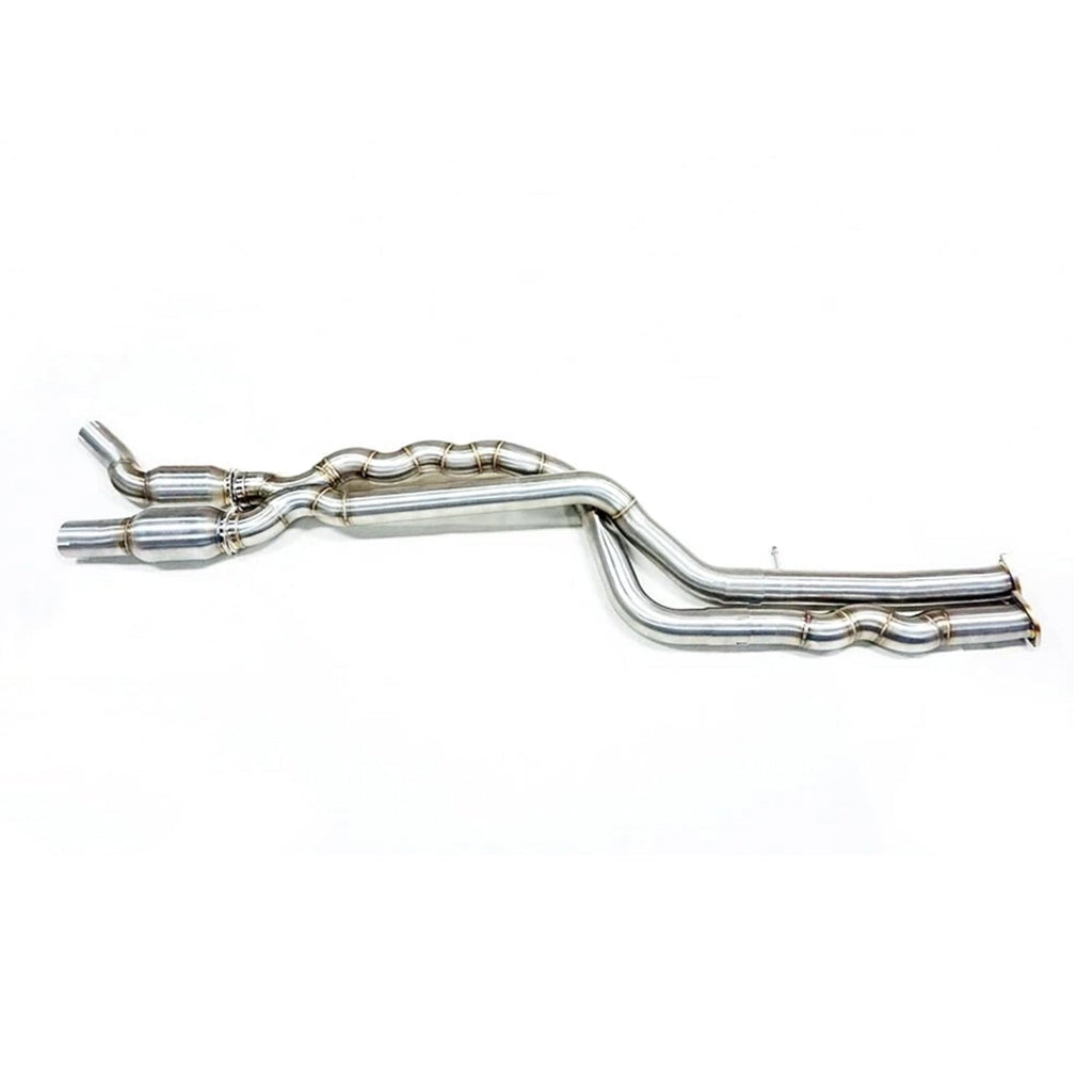 BMW F87 M2 Competition S55 Resonated Equal Length Midpipe & Under Brace
