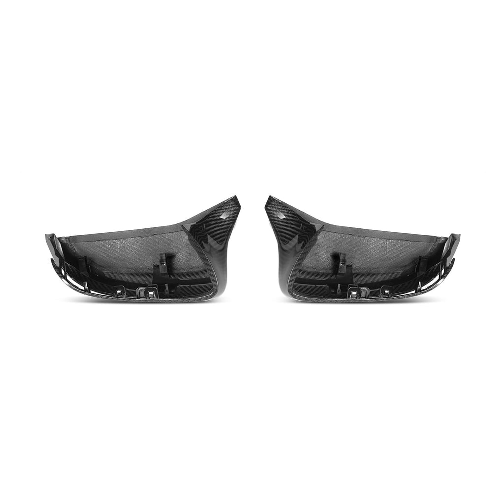 MHC+ BMW M5 F90 Wing Mirror Covers In Gloss Pre Preg Carbon Fibre (2018+ F90)