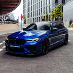 MHC+ BMW M5 F90 Wing Mirror Covers In Gloss Pre Preg Carbon Fibre (2018+ F90)