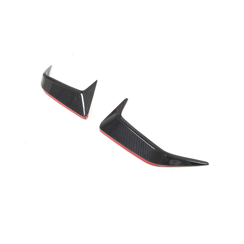 BMW F95 X5M 2023+ (LCI) CARBON FIBRE REAR BUMPER TRIM - CT DESIGN