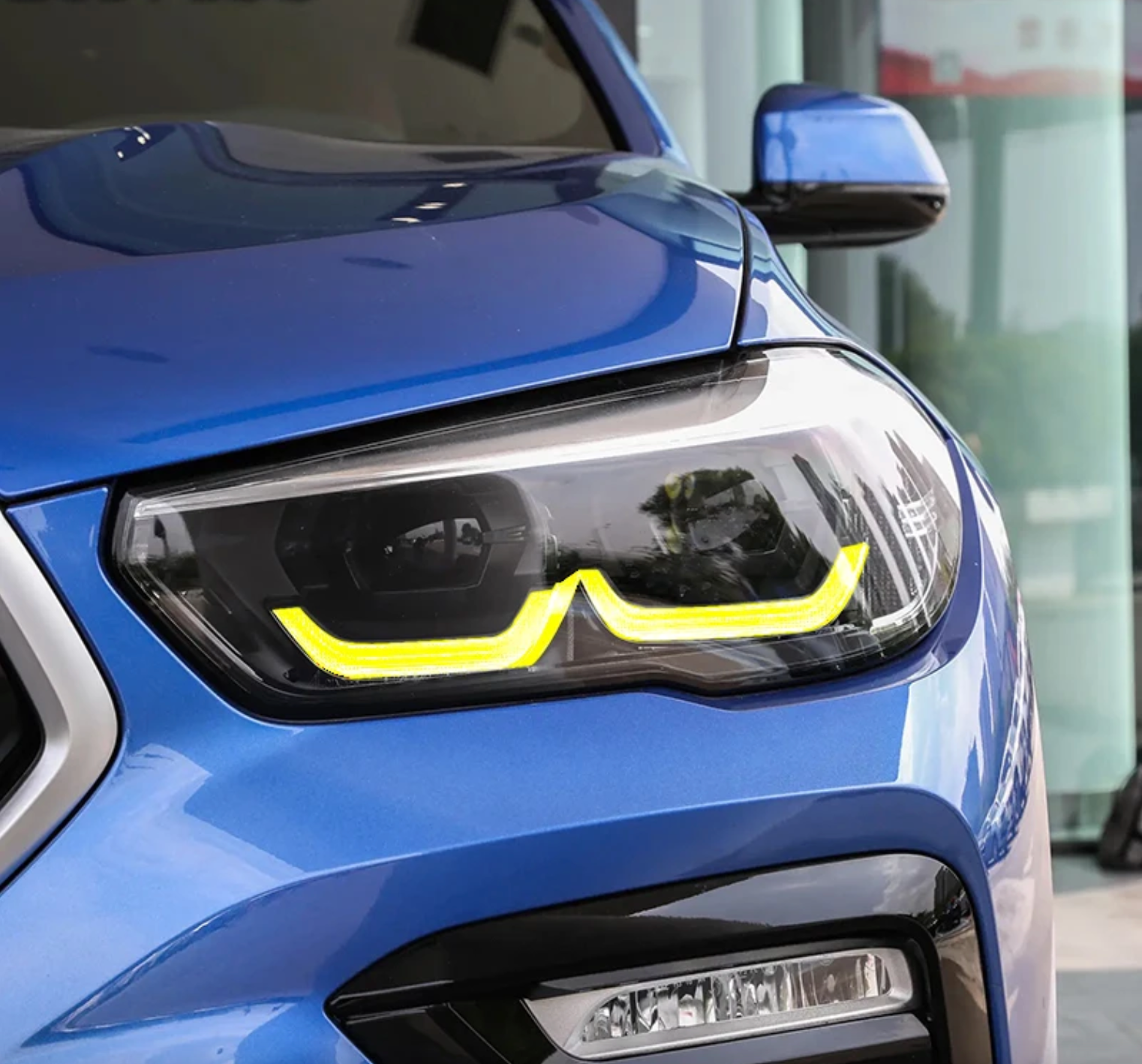 BMW F96 X6M YELLOW ADAPTIVE DRL MODULE SET (2019-2022)
