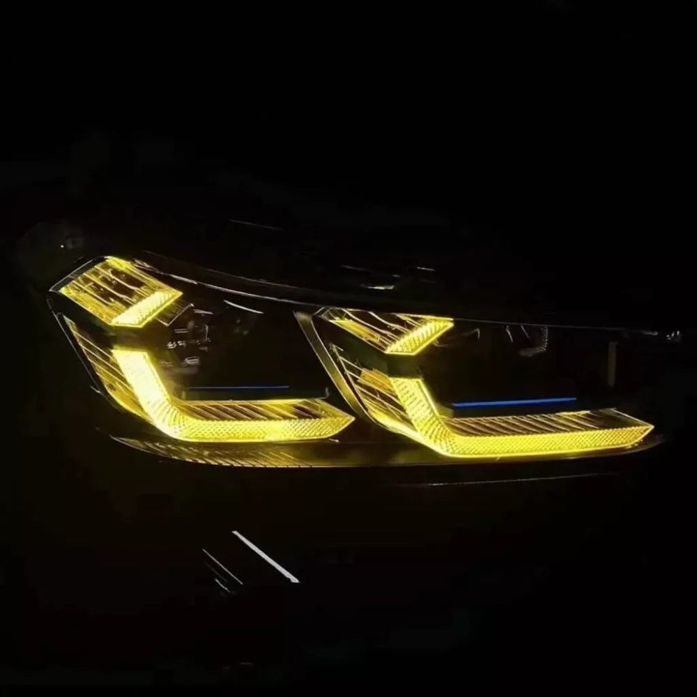 BMW G01 X3 LCI YELLOW ADAPTIVE DRL MODULE SET (2022+)