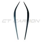 BMW G20 3 SERIES GLOSS BLACK HEADLIGHT EYEBROWS/EYELIDS (2018-2022)