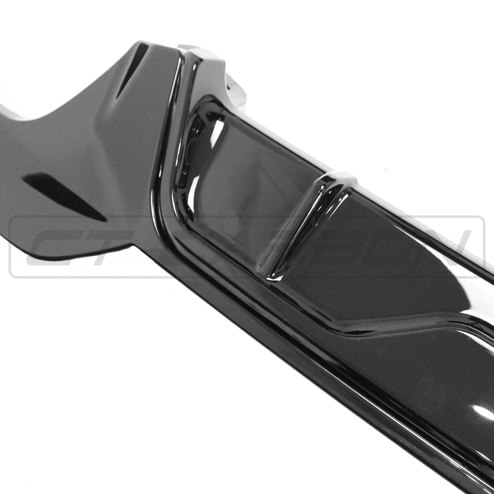 BMW G20/G21 3 SERIES 2019-2022 PRE LCI GLOSS BLACK DIFFUSER - MP STYLE (SQUARE TIPS)