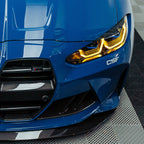 BMW G80, G81 M3 & G82, G83 M4 Headlight Eyebrow Covers In Carbon Fibre