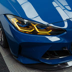 BMW G80, G81 M3 & G82, G83 M4 Headlight Eyebrow Covers In Carbon Fibre