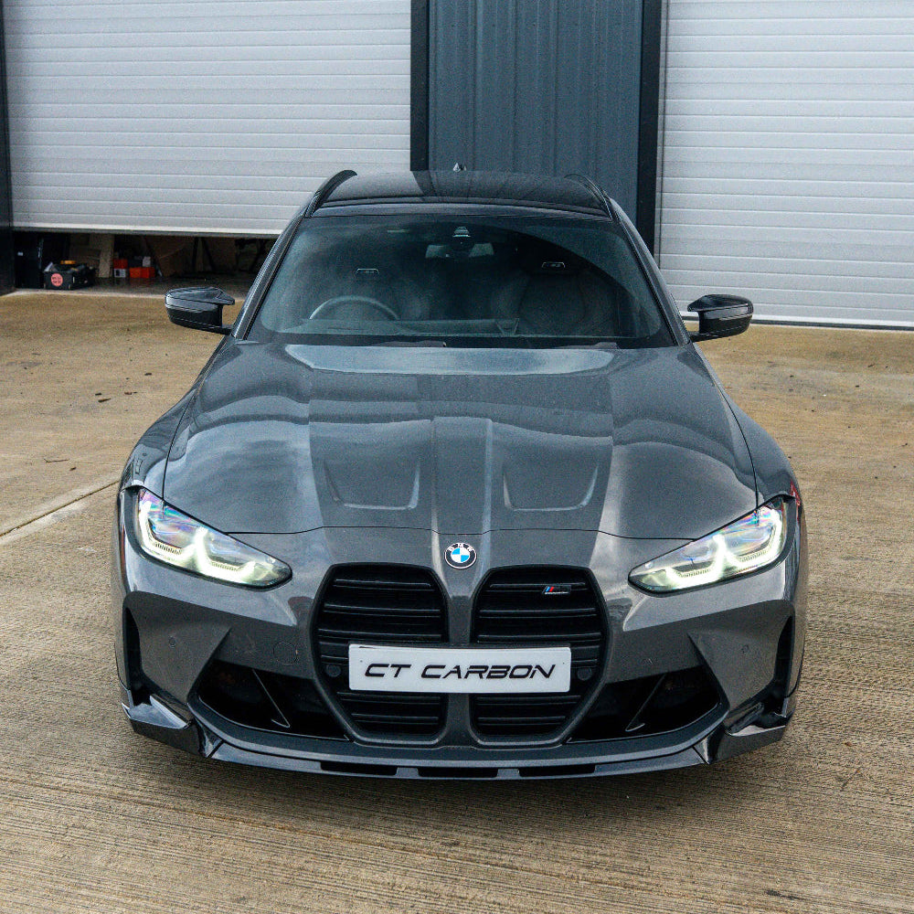 BMW M3 & M4 G80/G81/G82/G83 GLOSS BLACK SPLITTER - V2