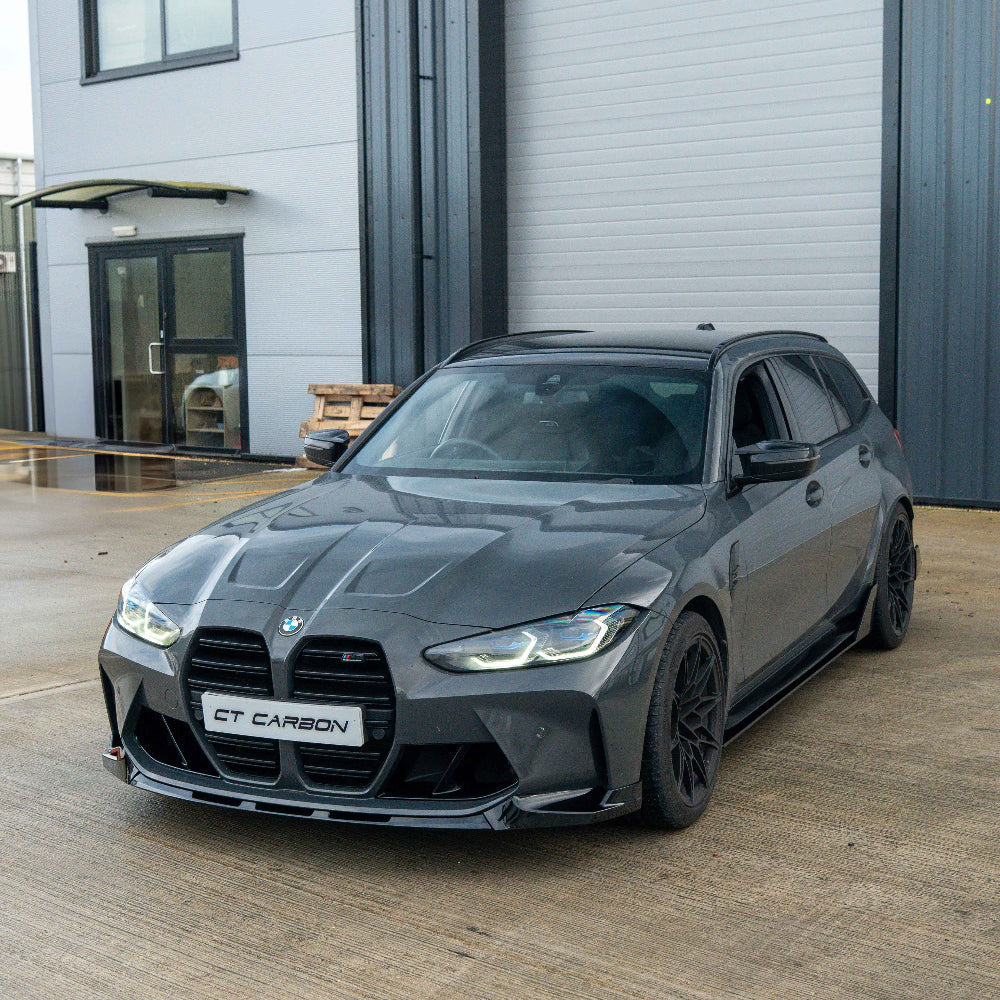 BMW M3 & M4 G80/G81/G82/G83 GLOSS BLACK SPLITTER - V2