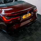 MHC+ BMW M4/4 Series V Style Rear Spoiler In Pre Preg Carbon Fibre (G83/G23)