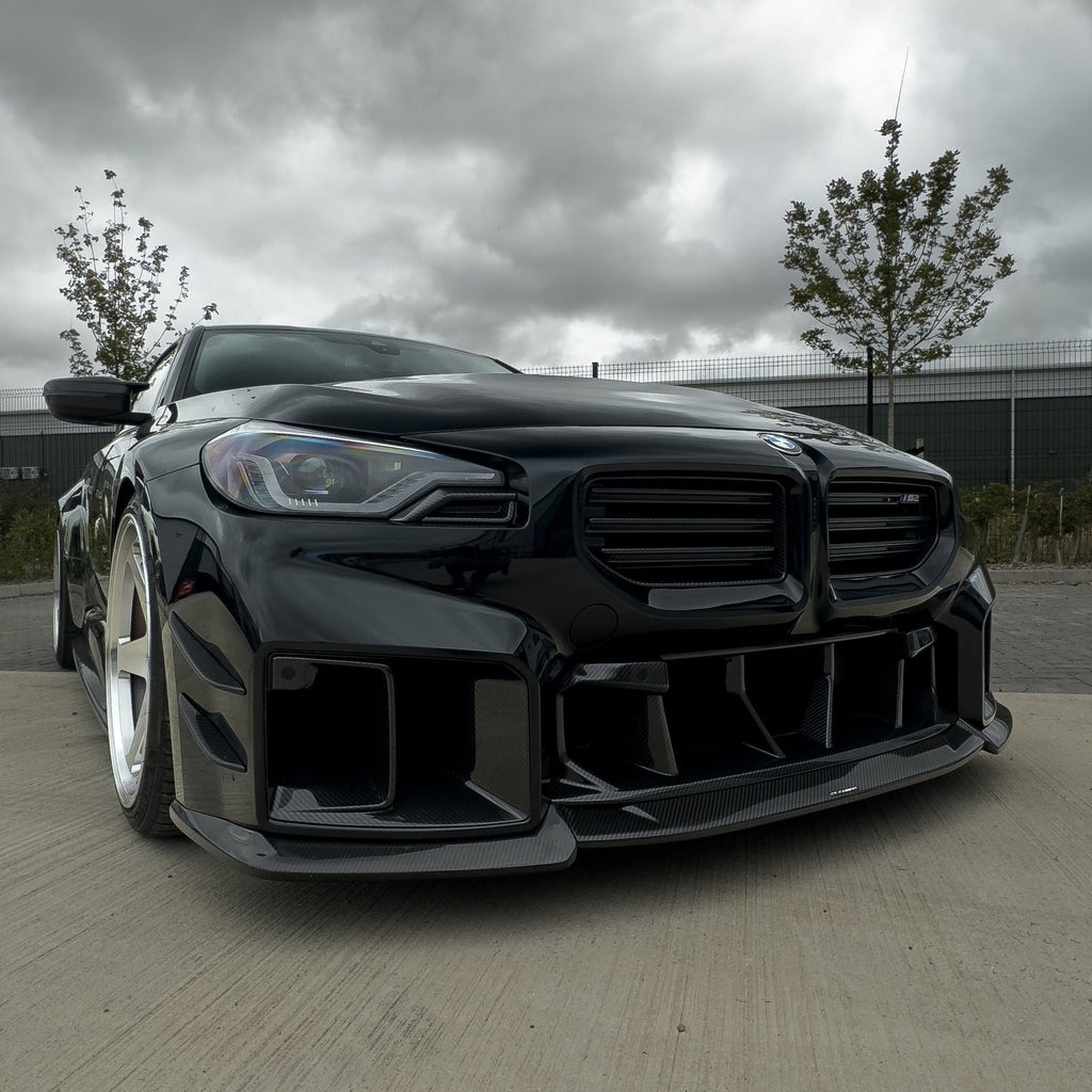 BMW G87 M2 CARBON FIBRE LOWER GRILLE - V1 - CT DESIGN