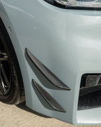 BMW G87 M2 CARBON FIBRE FRONT BUMPER CANARDS