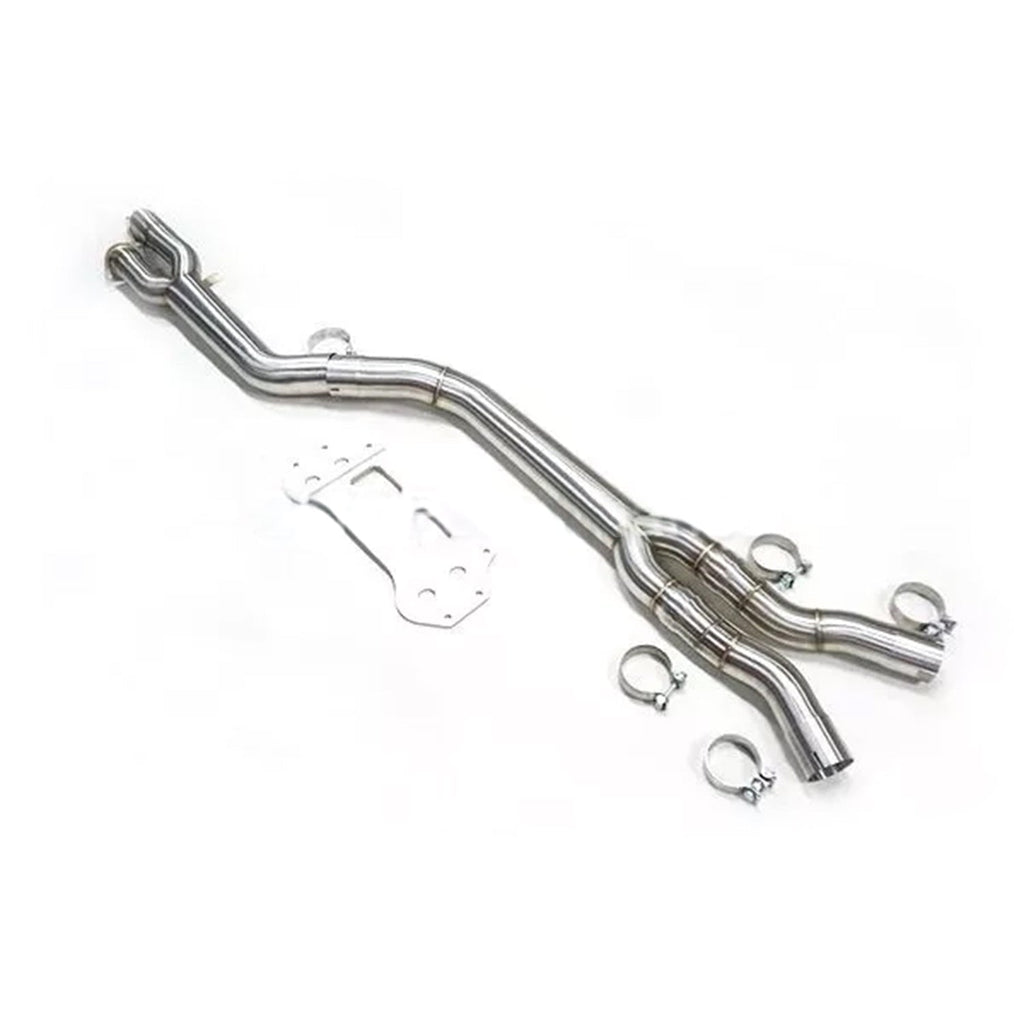 BMW G87 M2 Single Midpipe & Under Brace In Stainless Steel