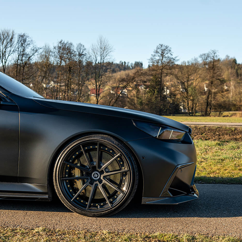 BMW G90/G99 M5 2024+ CARBON FIBRE SPLITTER V1 - CT DESIGN