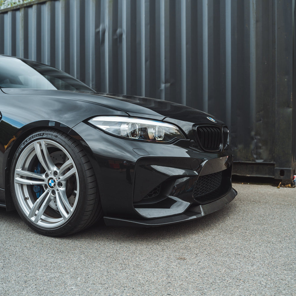 BMW M2 F87 N55(OG) 2015-2017 CARBON FIBRE SPLITTER V2