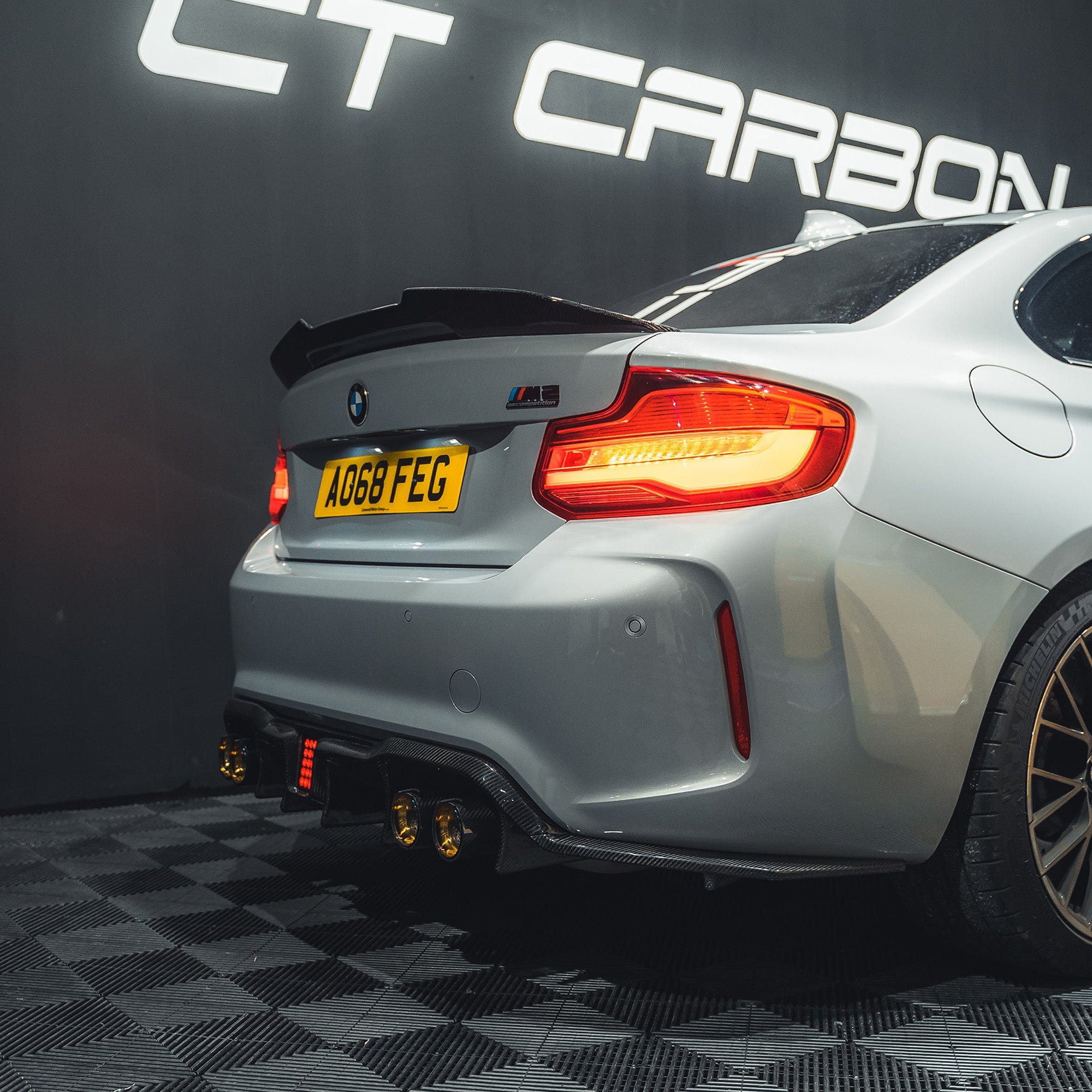 BMW M2 / M2C F87 & F22 2 SERIES CARBON FIBRE DUCKTAIL SPOILER V2