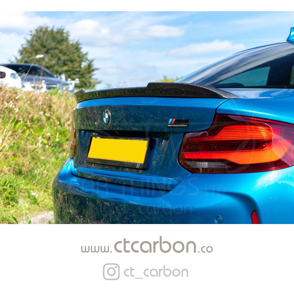 BMW M2 / M2C F87 & F22 2 SERIES CARBON FIBRE SPOILER V1