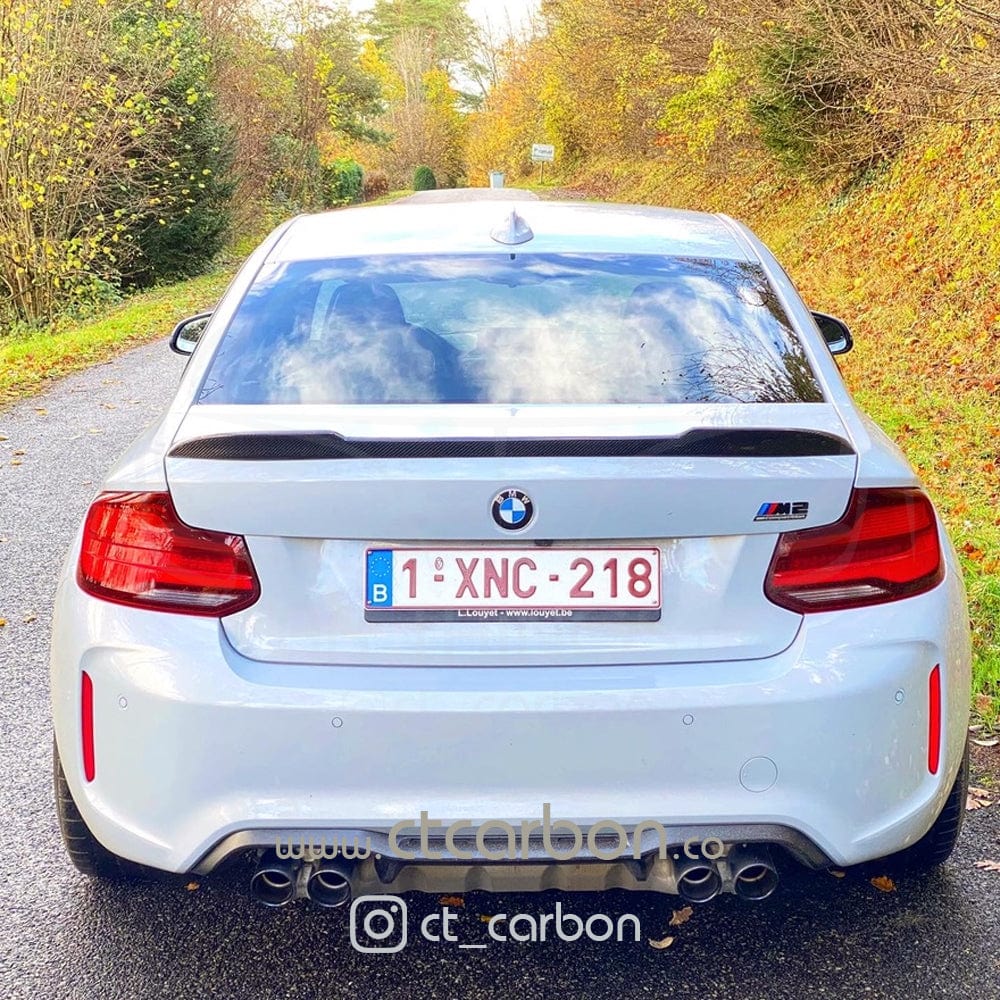 BMW M2 / M2C F87 & F22 2 SERIES CARBON FIBRE SPOILER V1