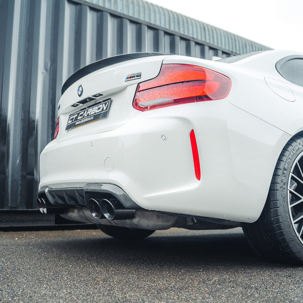 BMW M2/M2C F87 CARBON FIBRE DIFFUSER - V2