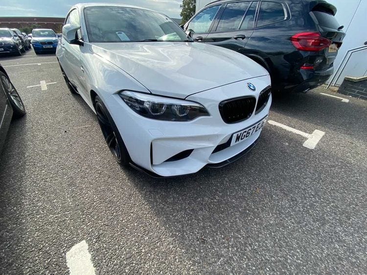 BMW M2/M2C F87 CARBON FIBRE MIDDLE SPLITTER V2