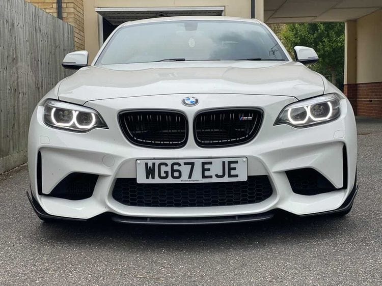 BMW M2/M2C F87 CARBON FIBRE MIDDLE SPLITTER V2
