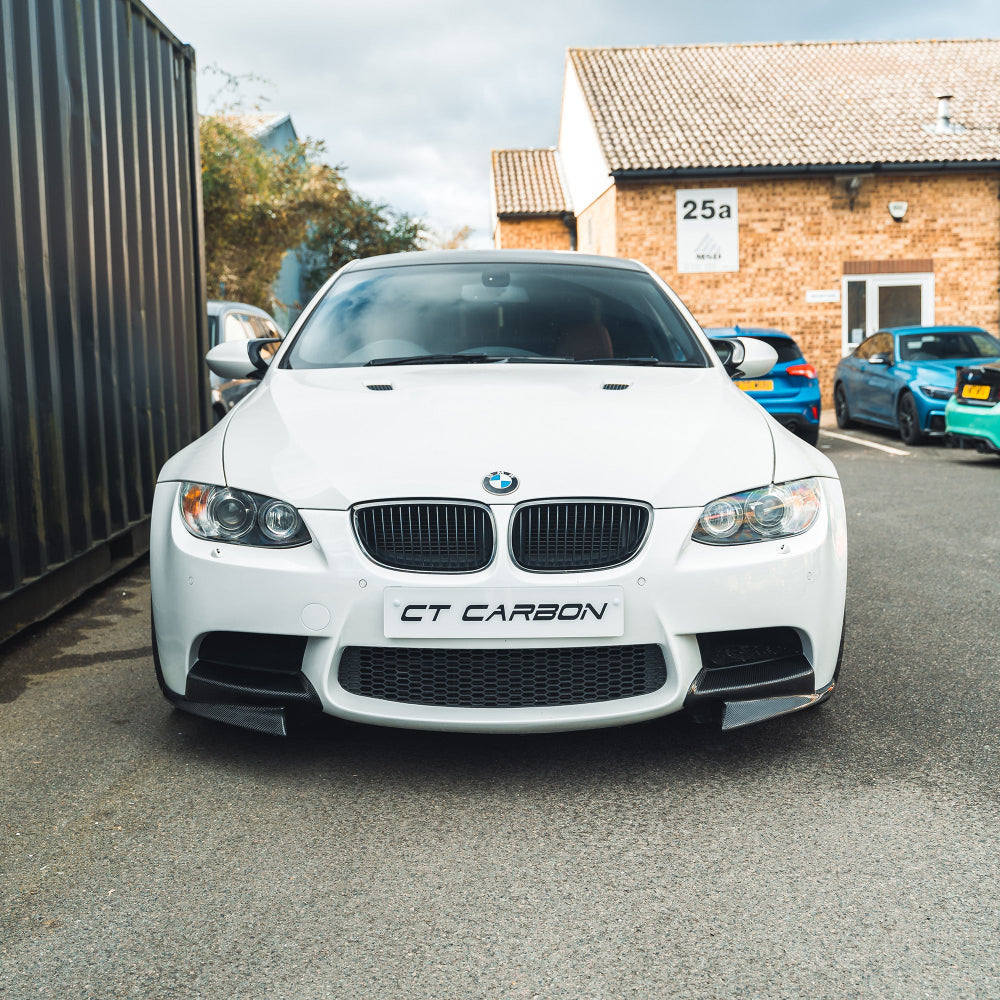 BMW M3 E92/E90 CARBON FRONT CANARD SPLITTERS - MP STYLE