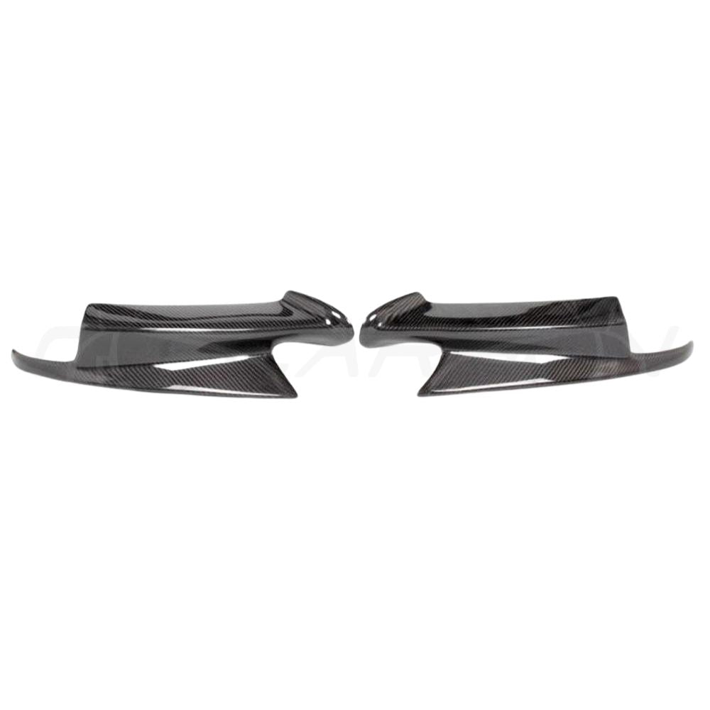 BMW M3 E92/E90 CARBON FRONT CANARD SPLITTERS - MP STYLE
